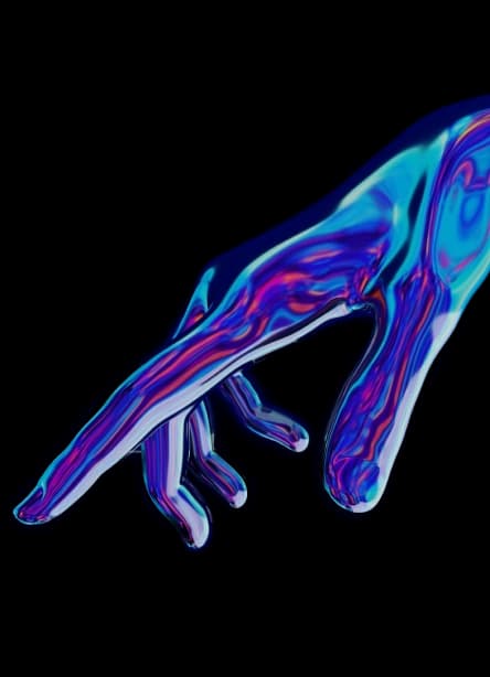 Colorful hand.