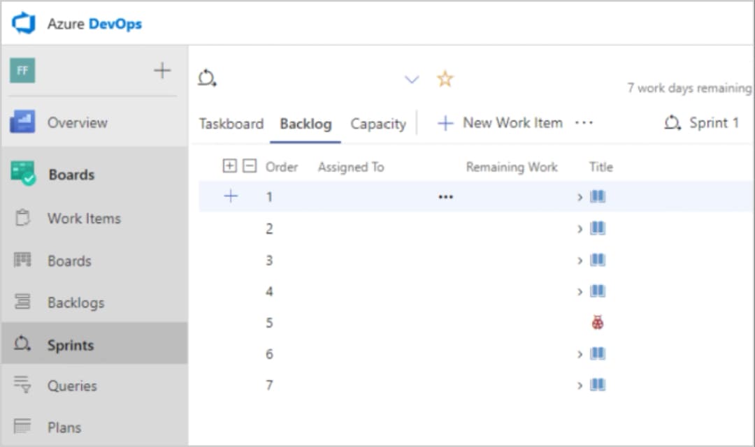 Planning process desktop