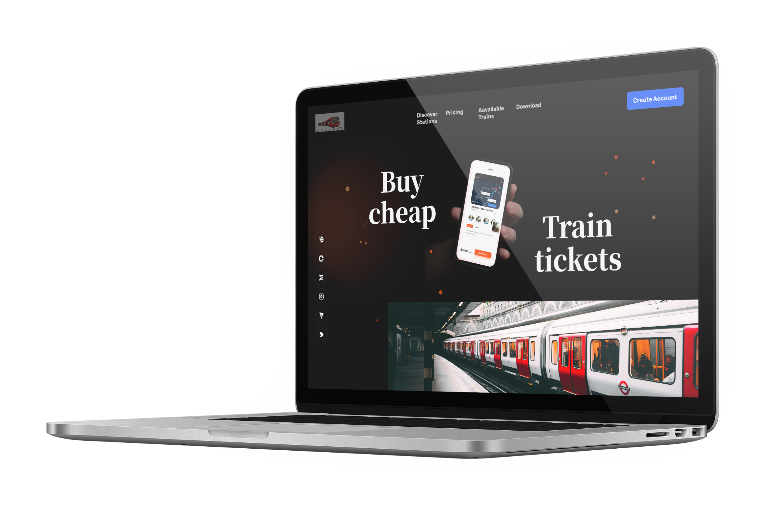 Rail travel app